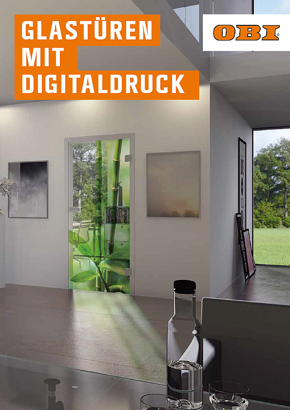 Dokumentation Glastüren mit Digitaldruck